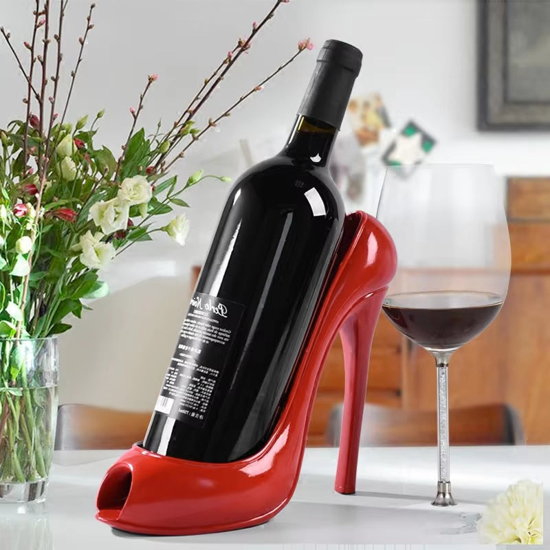 Eagle wine bottle holder stiletto shoe sold